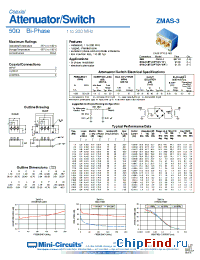 Datasheet ZMAS-3BR производства Mini-Circuits
