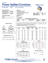 Datasheet ZMSCJ-2-2B производства Mini-Circuits