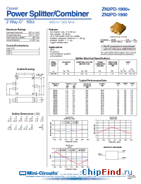 Datasheet ZN2PD-1900 производства Mini-Circuits