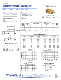 Datasheet ZNDC-20-2G-S производства Mini-Circuits
