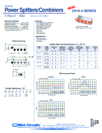 Datasheet ZX10-4-24 производства Mini-Circuits