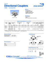 Datasheet ZX30-13-4 производства Mini-Circuits