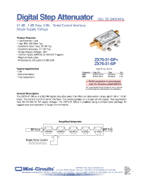 Datasheet ZX76-31-SP-S производства Mini-Circuits