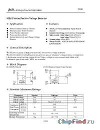 Datasheet ML61C303PL производства Minilogic