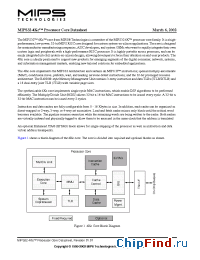 Datasheet MIPS324KC производства MIPS