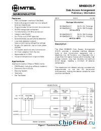 Datasheet MH88435AD-PI производства Mitel