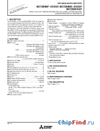 Datasheet M37280EKSP производства Mitsubishi