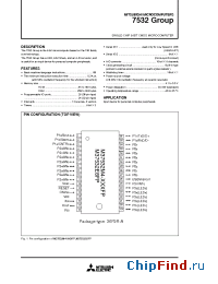 Datasheet M37532M4-A17GP производства Mitsubishi