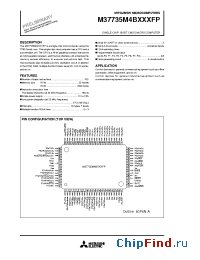 Datasheet M37735M4B производства Mitsubishi