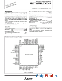 Datasheet M37736MHL производства Mitsubishi
