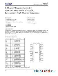 Datasheet MS6266 производства MOSA