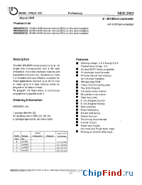 Datasheet MSU2953C16 производства Mosel