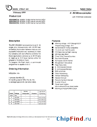 Datasheet MSU2954C16 производства Mosel