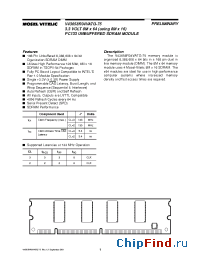 Datasheet V43658R04VATG-75 производства Mosel