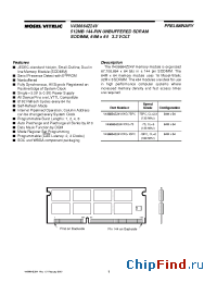 Datasheet V436664Z24VXSG-75PC производства Mosel