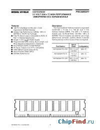 Datasheet V437332S04VXTG-10PC производства Mosel