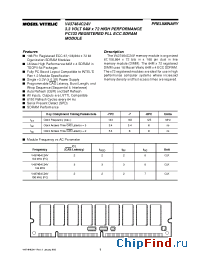 Datasheet V437464C24VXTG-10PC производства Mosel