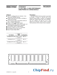 Datasheet V437464S24VXTG-75 производства Mosel