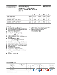 Datasheet V55C2128164VT/BT6 производства Mosel