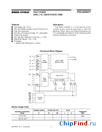 Datasheet V62C1164096LL-100BI производства Mosel