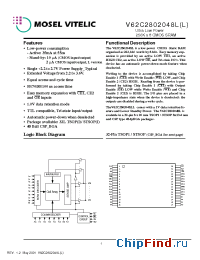 Datasheet V62C2802048LL-55B производства Mosel