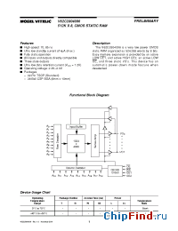 Datasheet V62C2804096L-70T производства Mosel