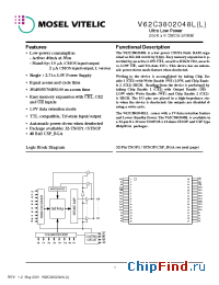 Datasheet V62C3802048L-100V производства Mosel