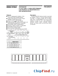 Datasheet V827464U24S производства Mosel