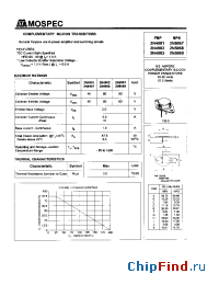 Datasheet 2N5068 manufacturer Mospec