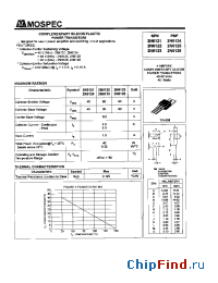 Datasheet 2N6123 manufacturer Mospec