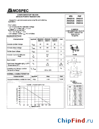 Datasheet 2N6314 manufacturer Mospec