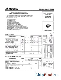 Datasheet S10S45 manufacturer Mospec