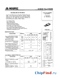 Datasheet S15D60 manufacturer Mospec