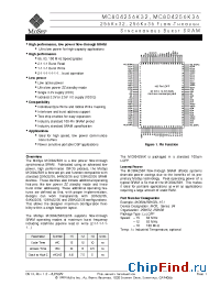 Datasheet MC804256K32L-15 производства MoSys