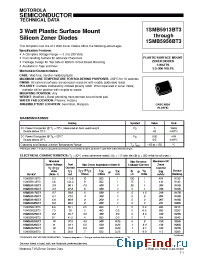 Datasheet 1SMB5928BT3 производства Motorola