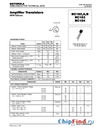Datasheet BC183 manufacturer Motorola