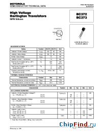 Datasheet BC372 производства Motorola