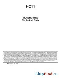 Datasheet KMC11D0CFB3 производства Motorola