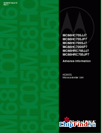 Datasheet KMC705JP7CDW производства Motorola