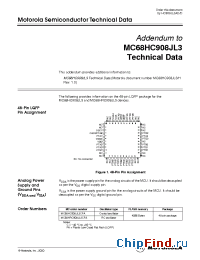 Datasheet KMC908JL3CP производства Motorola
