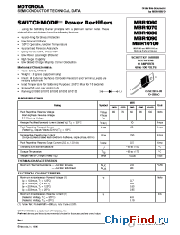 Datasheet MBR1070 производства Motorola
