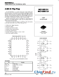 Datasheet MC100E131FN производства Motorola