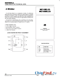 Datasheet MC100EL33D manufacturer Motorola