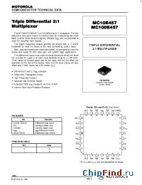 Datasheet MC10E457FN производства Motorola