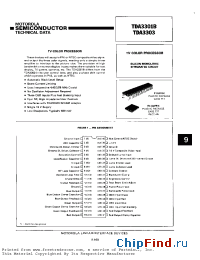 Datasheet TDA3303 производства Motorola