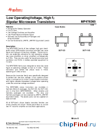 Datasheet MP4T6365 производства M-pulse