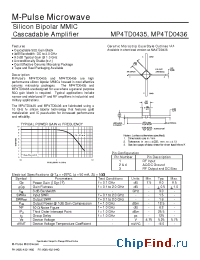 Datasheet MP4TD0436T производства M-pulse