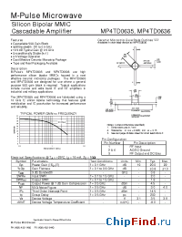 Datasheet MP4TD0635T производства M-pulse