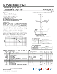 Datasheet MP4TD0670 производства M-pulse