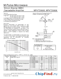 Datasheet MP4TD0835 производства M-pulse